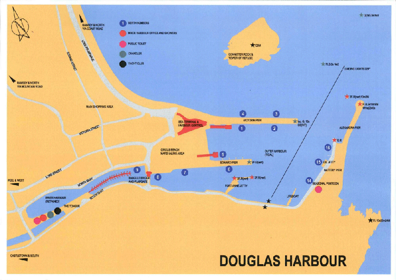 Douglas harbour (Isle of Man)