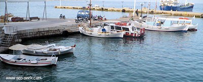 Spetses New harbour or Dapia