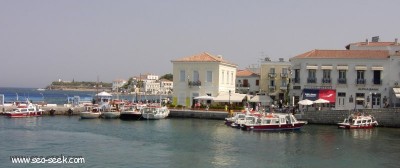 Spetses New harbour or Dapia