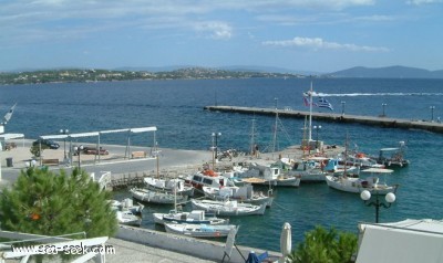 Spetses New harbour or Dapia