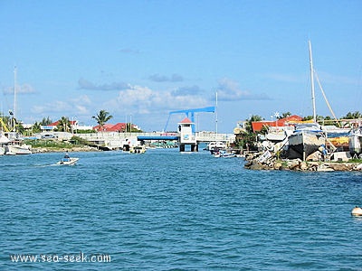 Le lagon Oyster Pond (St Martin)