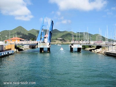 Le lagon Oyster Pond (St Martin)