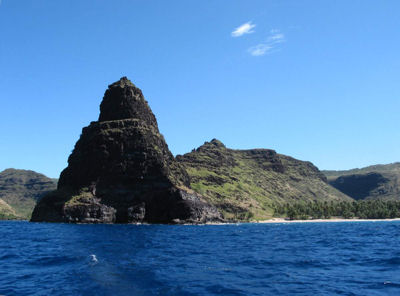 Baie de Tanaeka (Hiva Oa) (Marquises)