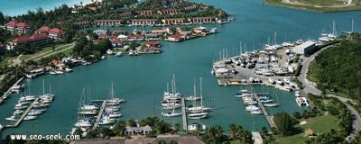 Jolly Harbor marina (Antigua)