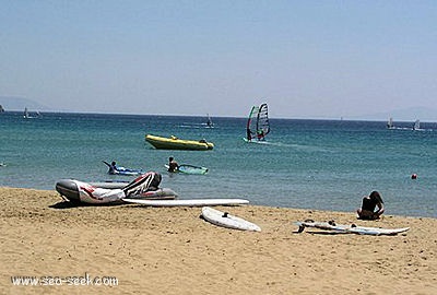 Golden beach (Paros) (Greece)