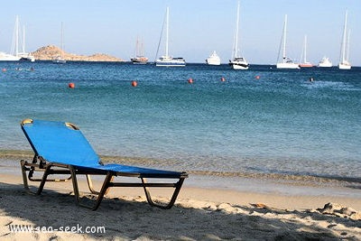 Psarou beach (Mykonos) (Greece)