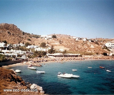 Psarou beach (Mykonos) (Greece)