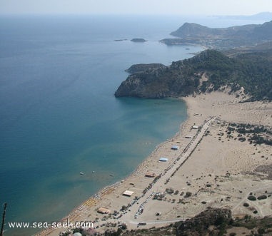 Tsampika beach (Rhodes) (Greece)