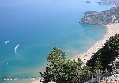 Tsampika beach (Rhodes) (Greece)