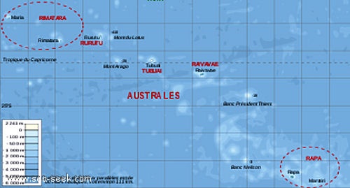 iles australes carte