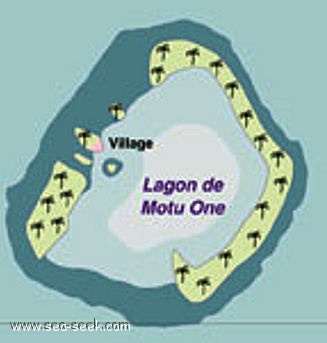 Île Motu One (Îles de la Société)