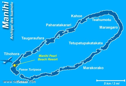 Atoll Manihi (Îles du Roi Georges) (Tuamotu)