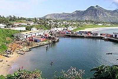 Port de Tolanaro ou Fort Dauphin (Madagascar)