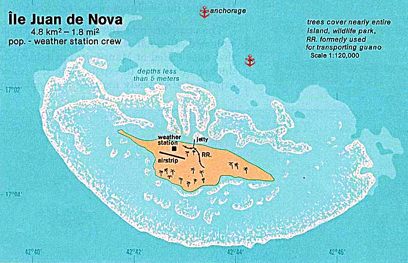 Ïle Juan de Nova ou Île Corail (Îles Eparses)