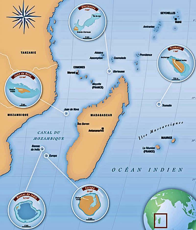 Les îles Eparses de l'Océan Indien