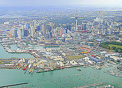 Auckland harbour  (N. Zealand)