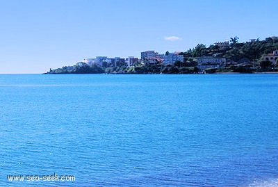 Ormeggio in baia di Sapri (Italia)