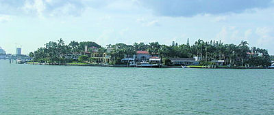 Star Island anchorage (Miami)