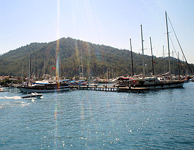 Göçek Belediye marina (Fethiye Korfezi)