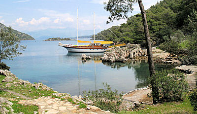 Ruin Bay (Cleopatra's Hamami) (Manastir Köyü)