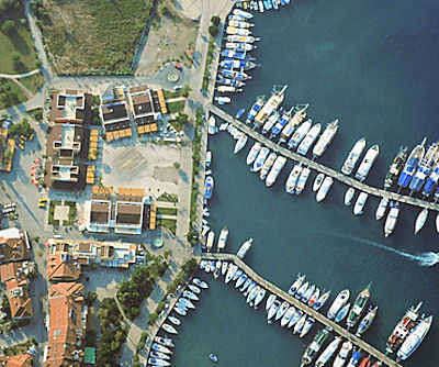 Göçek Belediye marina (Fethiye Korfezi)