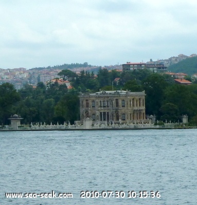 Le palais de Küçüksu (Bosphore)