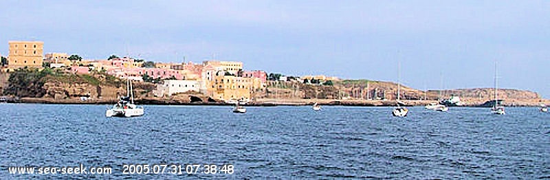 Ormeggio isola di  Ventotene