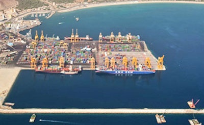 Khor Fakkan port Sharjah