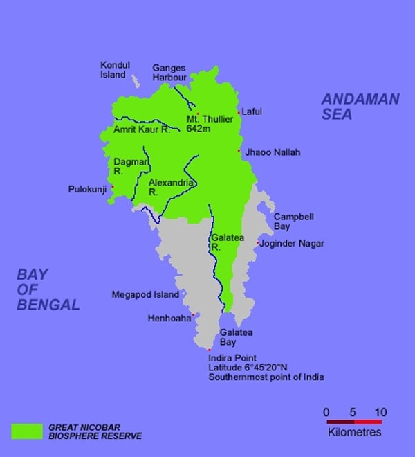 Great Nicobar island