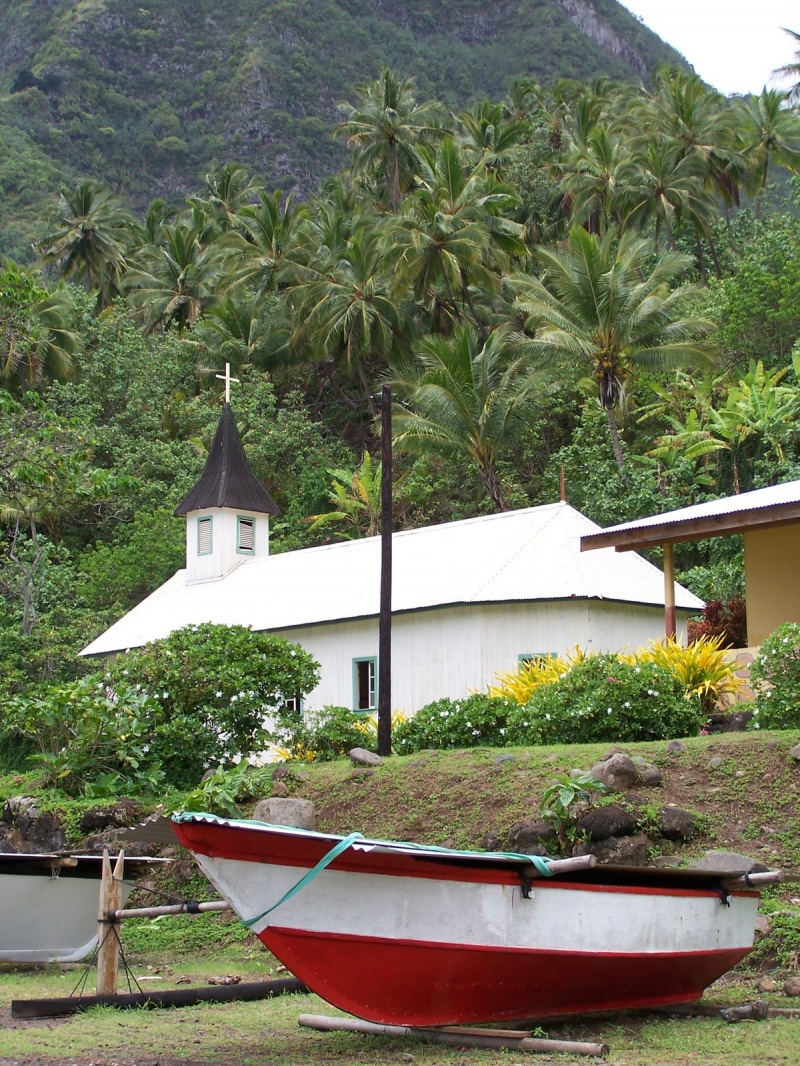 Baie de Puamau (Hiva Oa ) (Marquises)