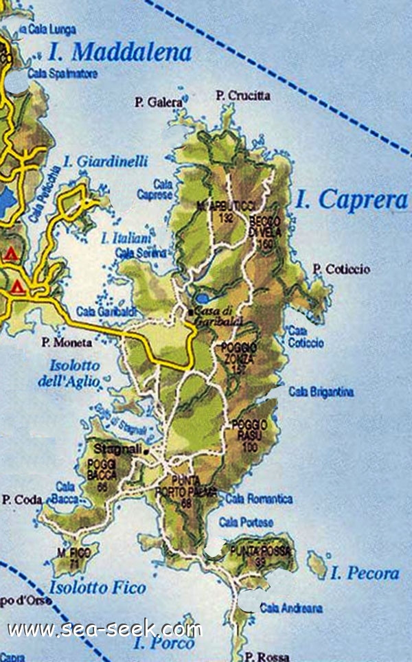 Isola Caprera  (Arcipelago della Maddalena)