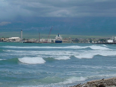 Kahului harbor (Maui Hawaii)