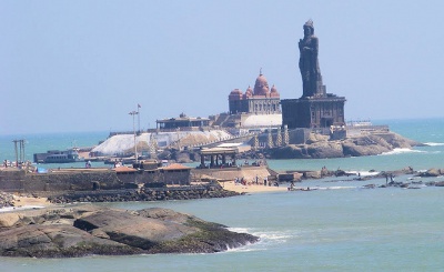 Vivekananda rock - Thiruvalluvar Statue