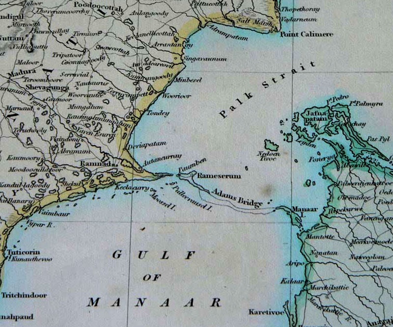 Palk Strait North side (E India)