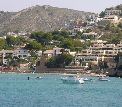 Mouillage anse de Moraira (C Blanca)