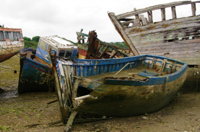 Cimetière de bateaux de Rostellec