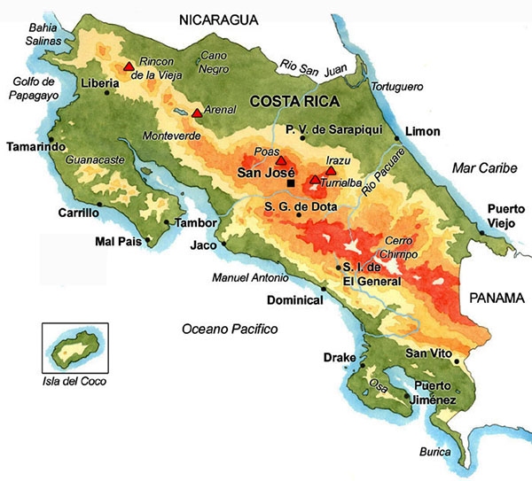 Costa Rica (Pacific coast)