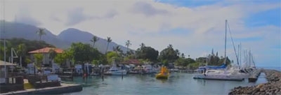 Kahului harbor (Maui Hawaii)