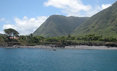 Kalaupapa bay (Molokai Hawai)
