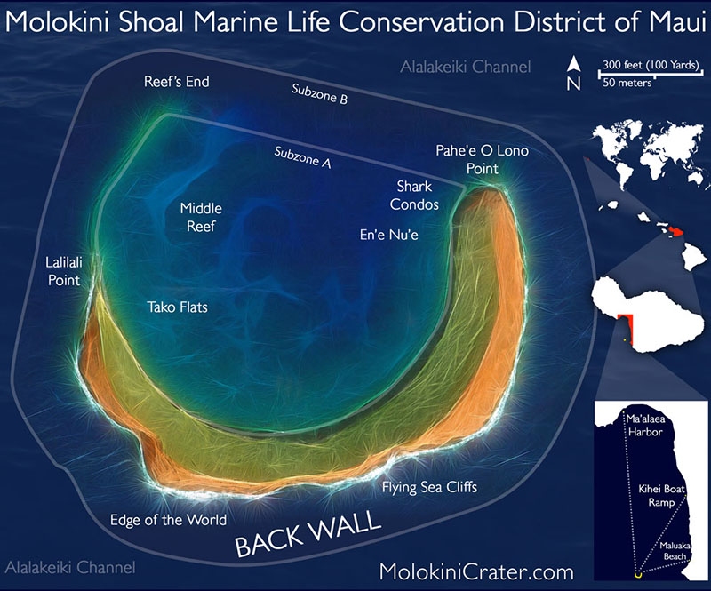 Molokini crater (Maui Hawaii)